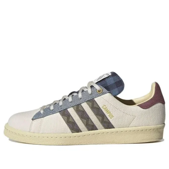 Adidas Campus 80S-sko «Wonder White Orbit Green»