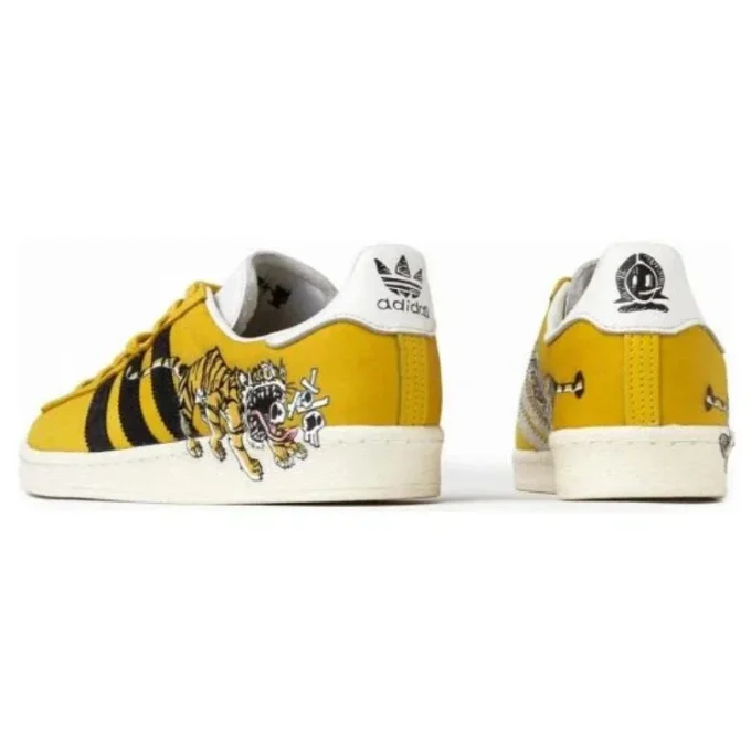 Adidas X Kasina X Kim Jung Gi Campus-sko «Hazy Yellow»